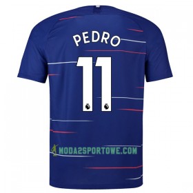 Koszulka Chelsea Pedro 11 Domowe Stroje Piłkarskie 2018/19 Krótki Rękaw